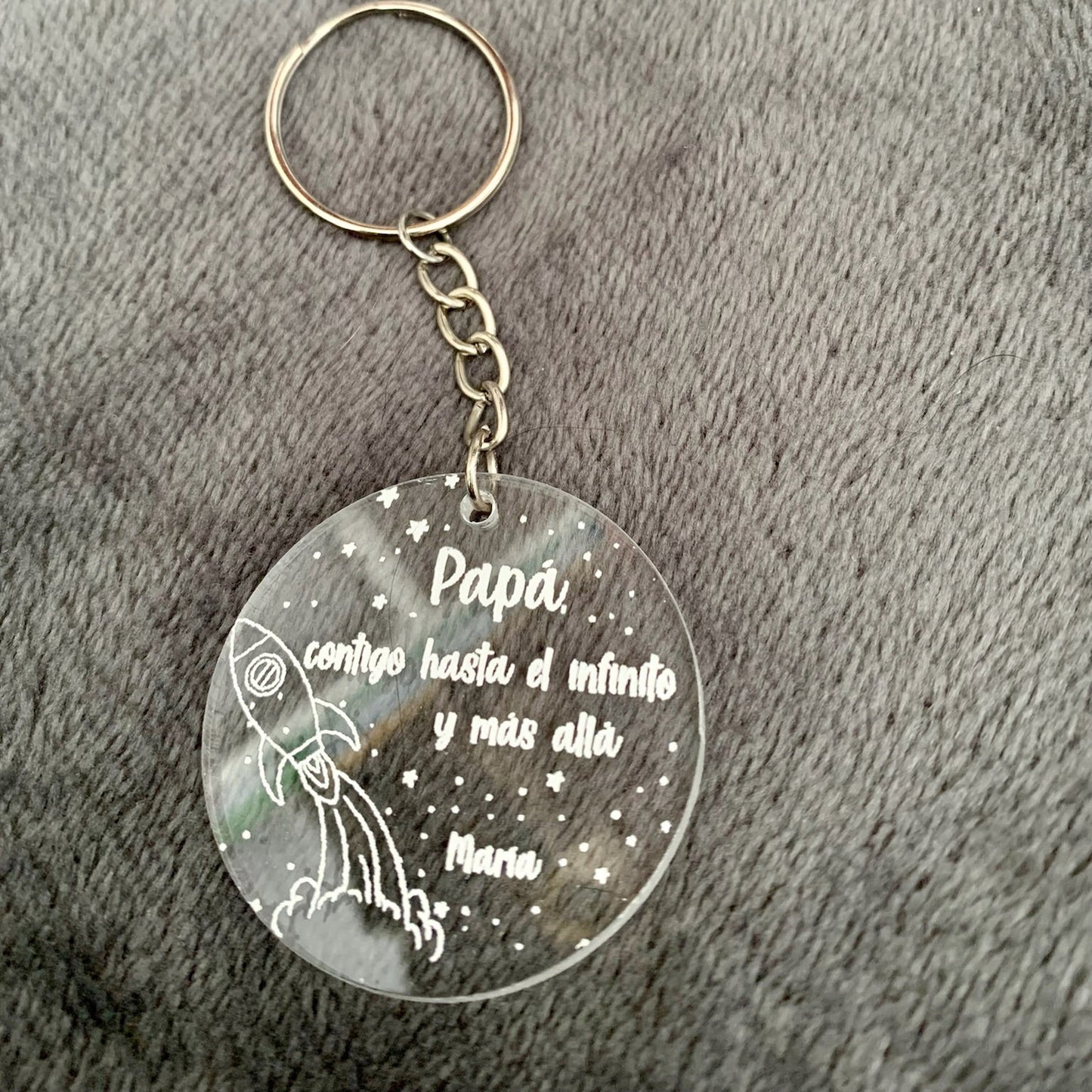 Llavero Personalizado en Metacrilato para Papá