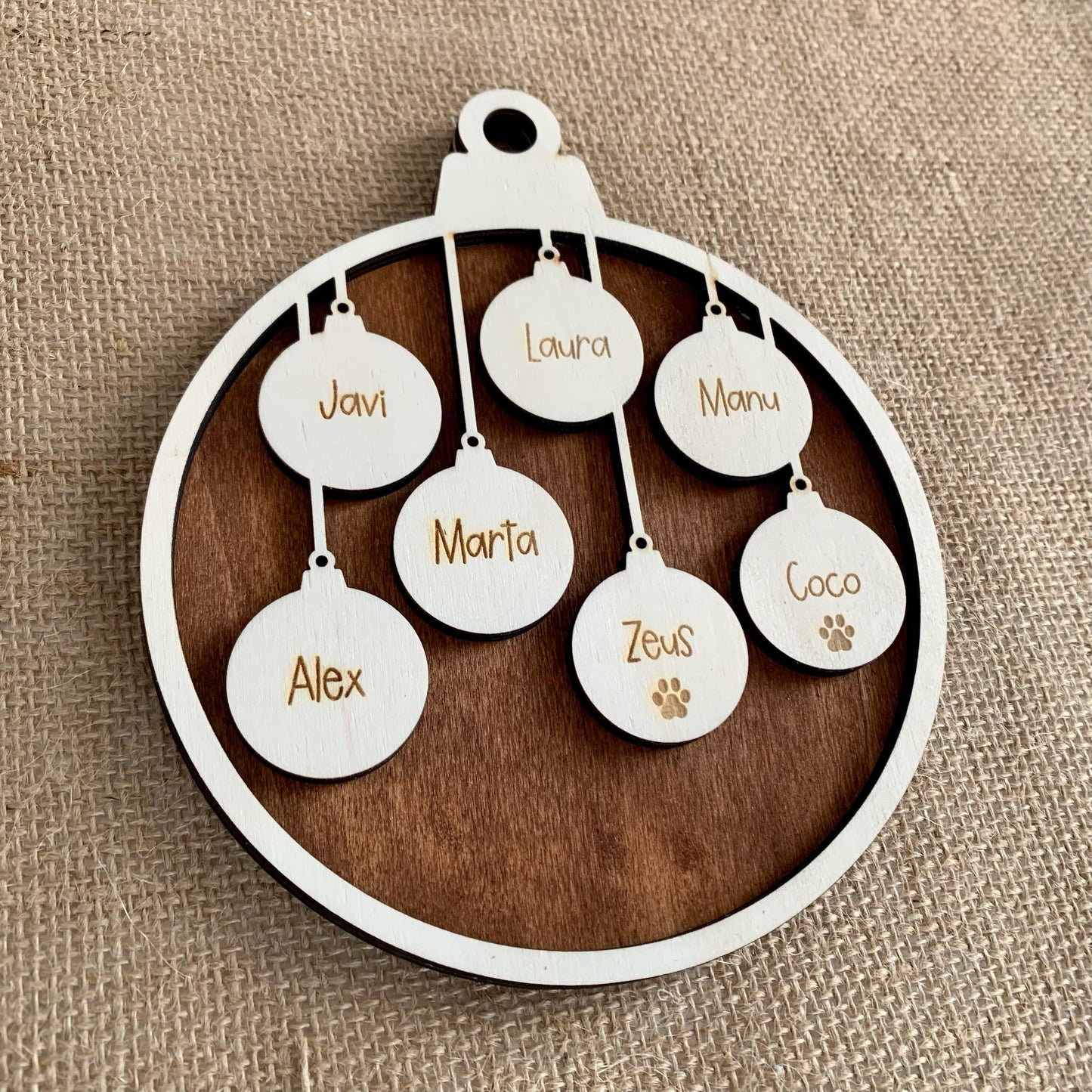 Bola de Navidad "Familia"