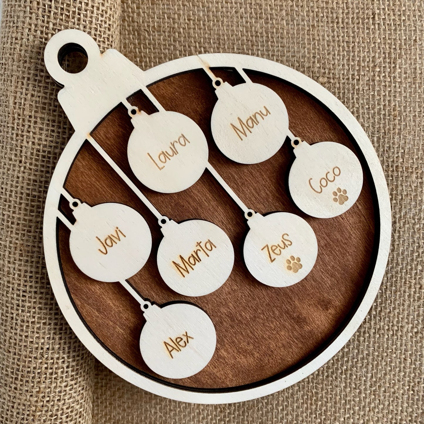Bola de Navidad "Familia"