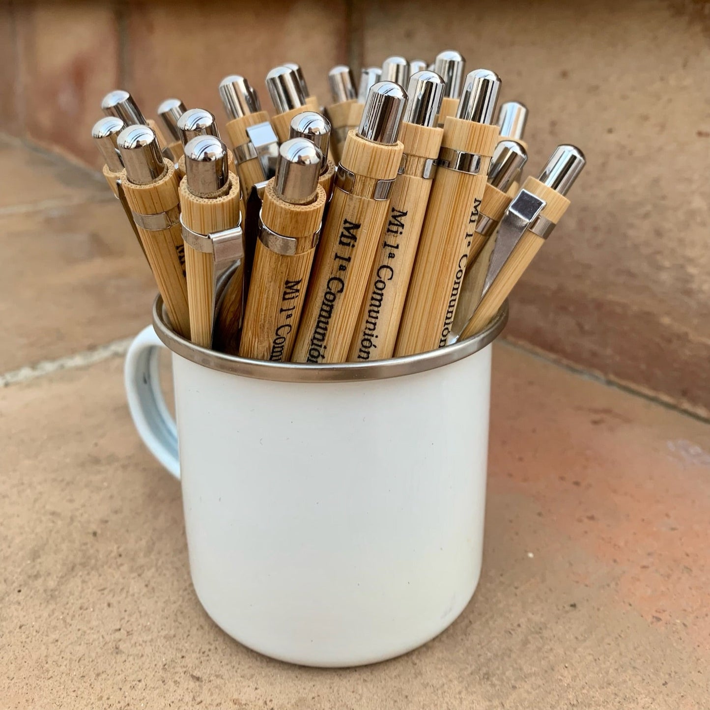 Bolígrafo Elegante de Bambú Personalizado