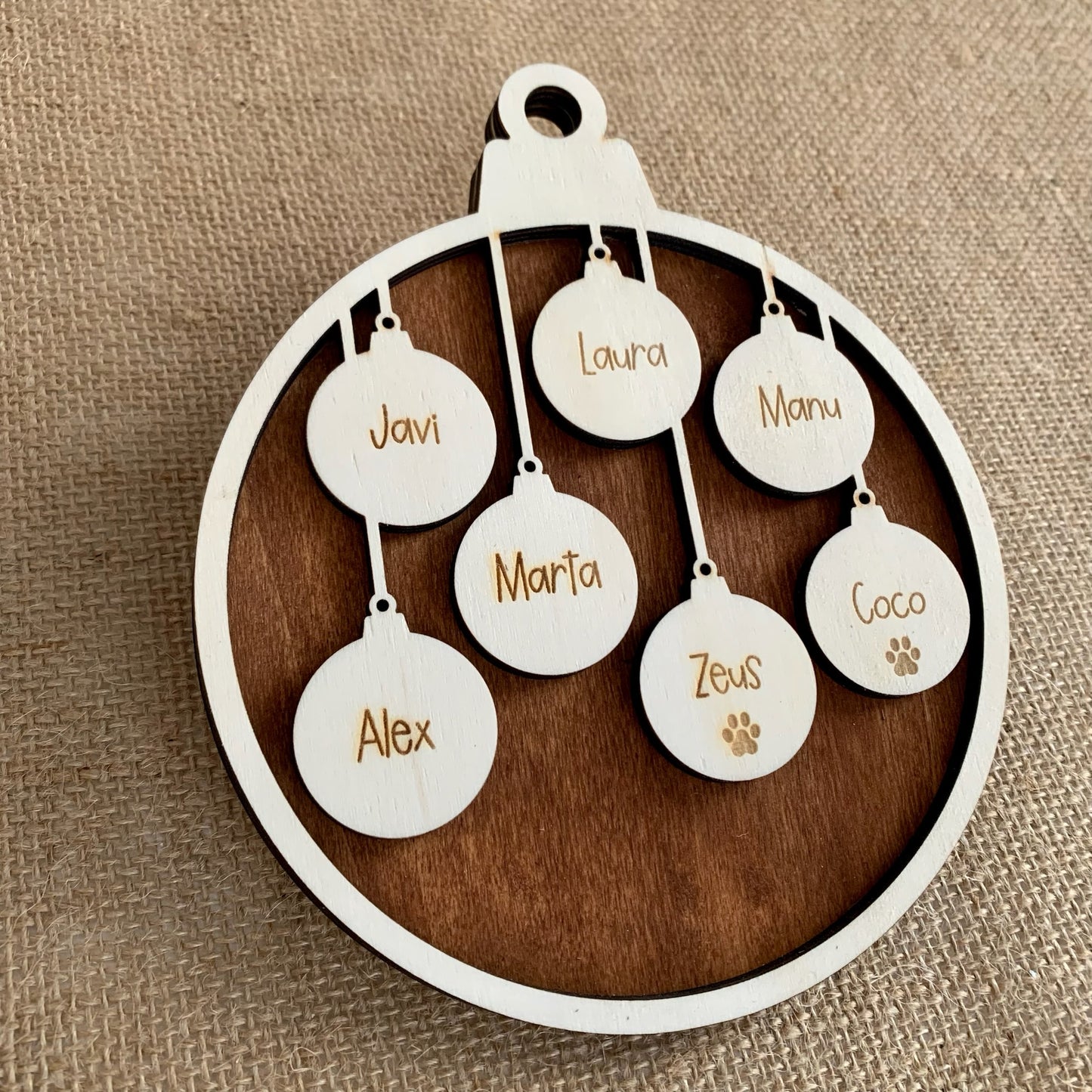 Bola de Navidad "Familia"