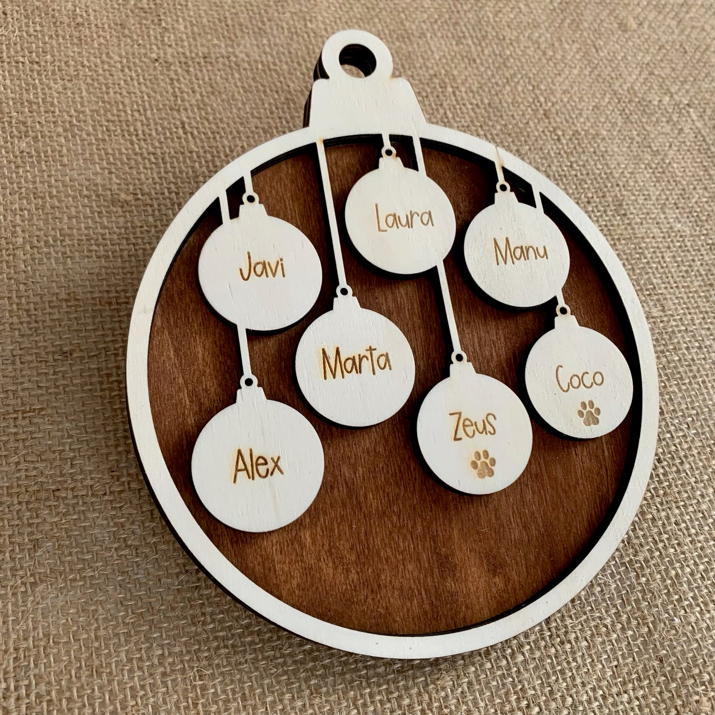 Bola de Navidad "Familia"