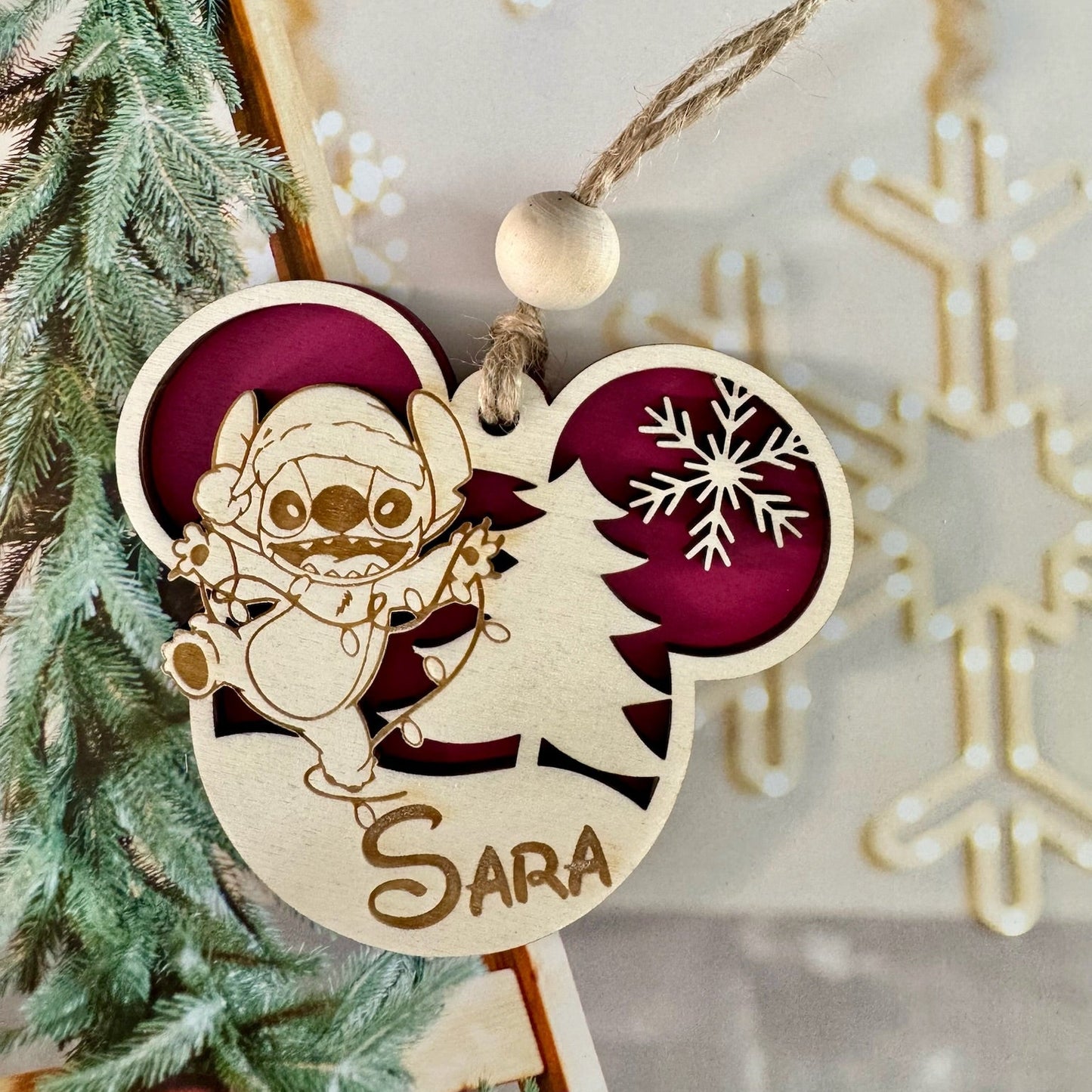 BOLA DE NAVIDAD STITCH