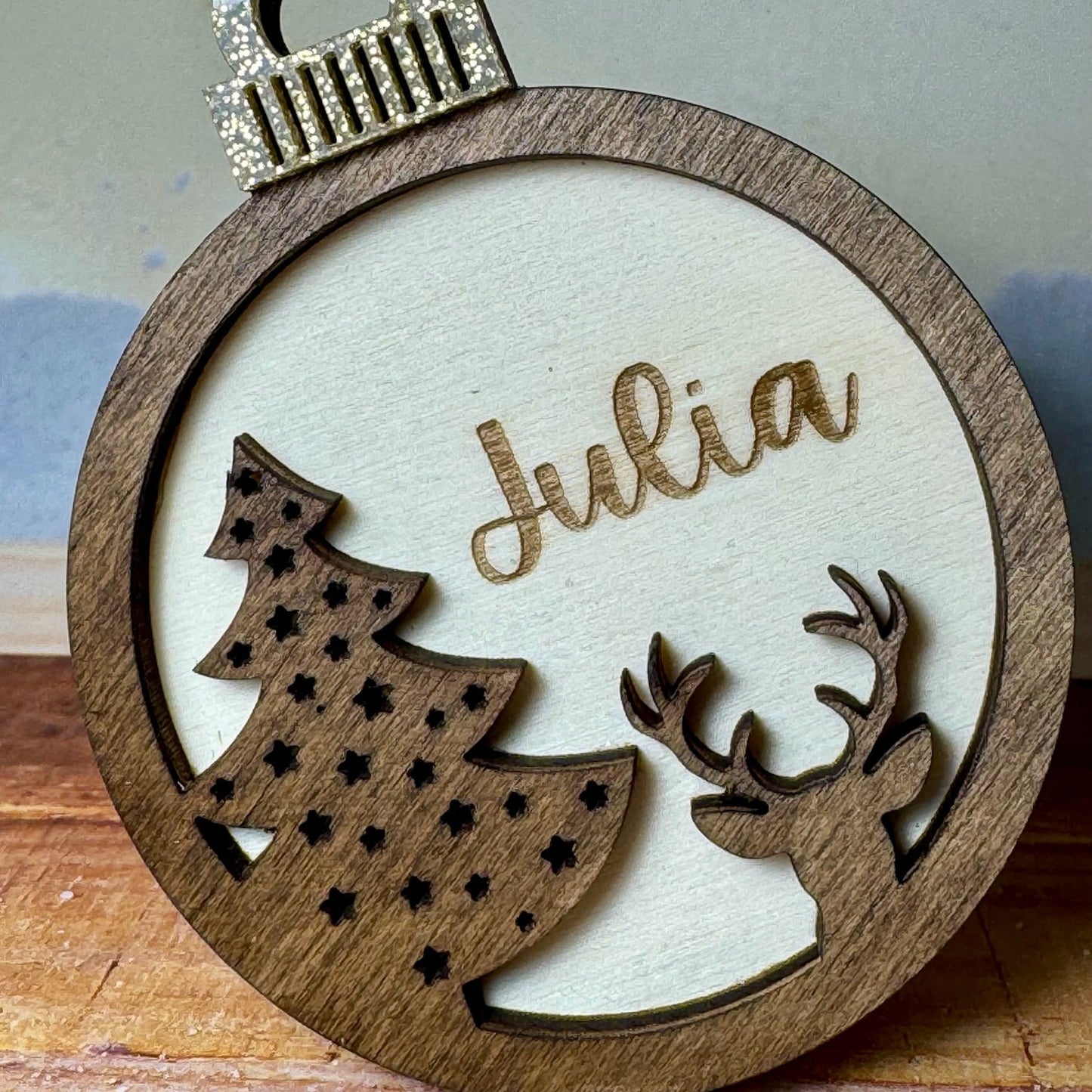 BOLA DE NAVIDAD CIERVO