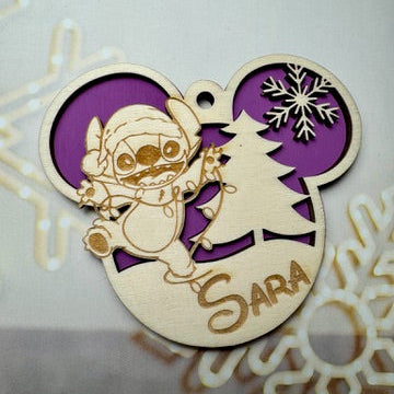 BOLA DE NAVIDAD STITCH