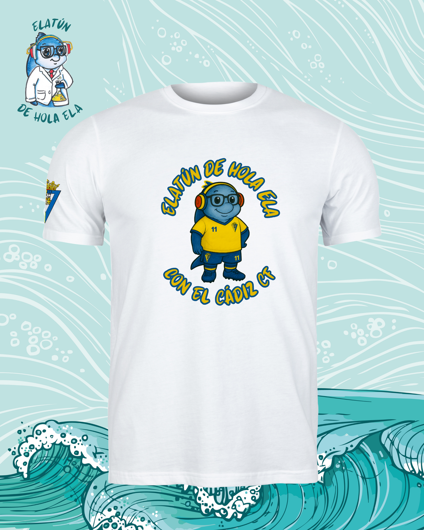 CAMISETA UNISEX ESPECIAL CÁDIZ CF