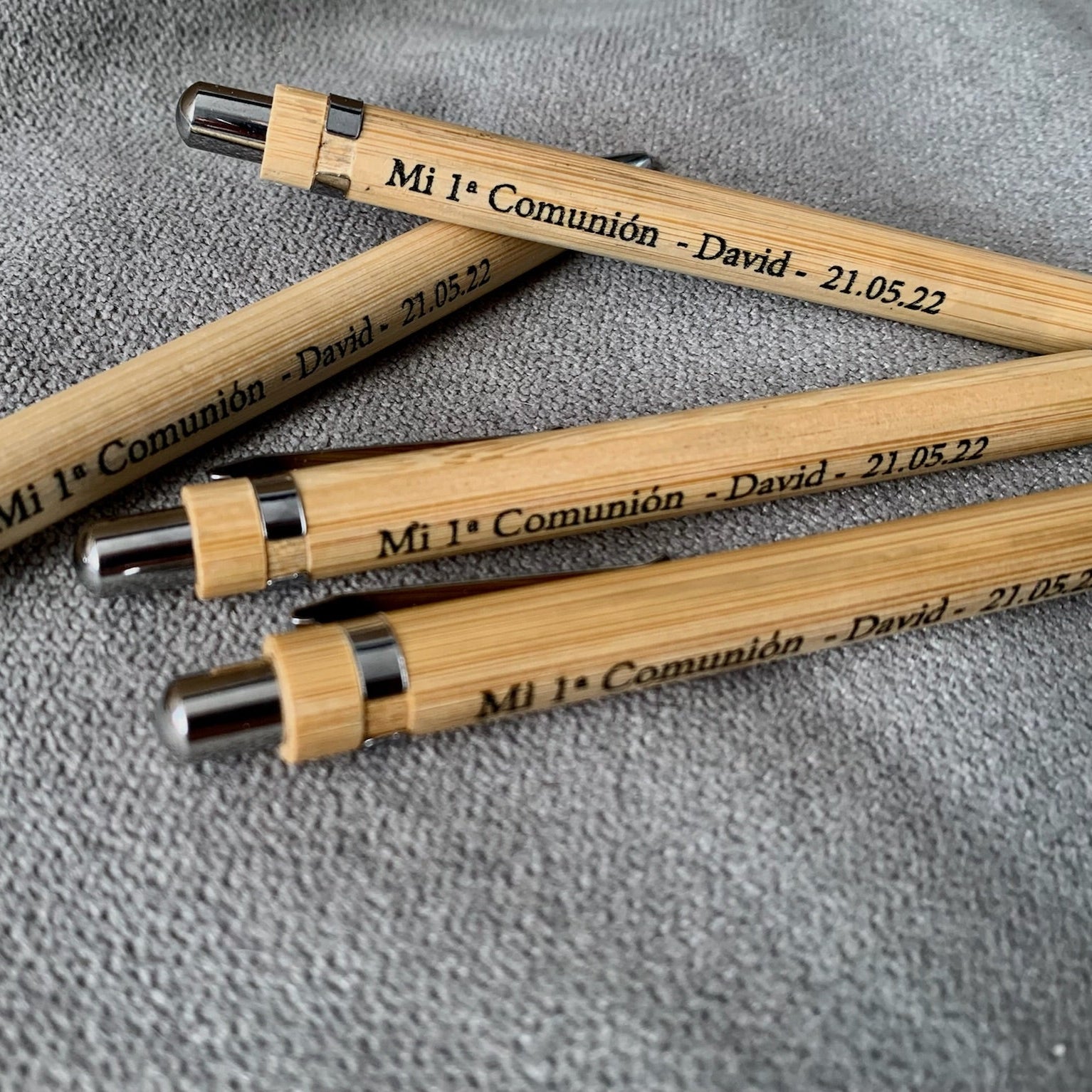 Bolígrafo Elegante de Bambú Personalizado