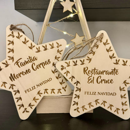 Estrella de Navidad "Familia"