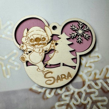 BOLA DE NAVIDAD STITCH