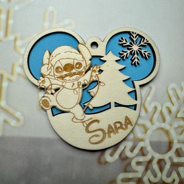 BOLA DE NAVIDAD STITCH