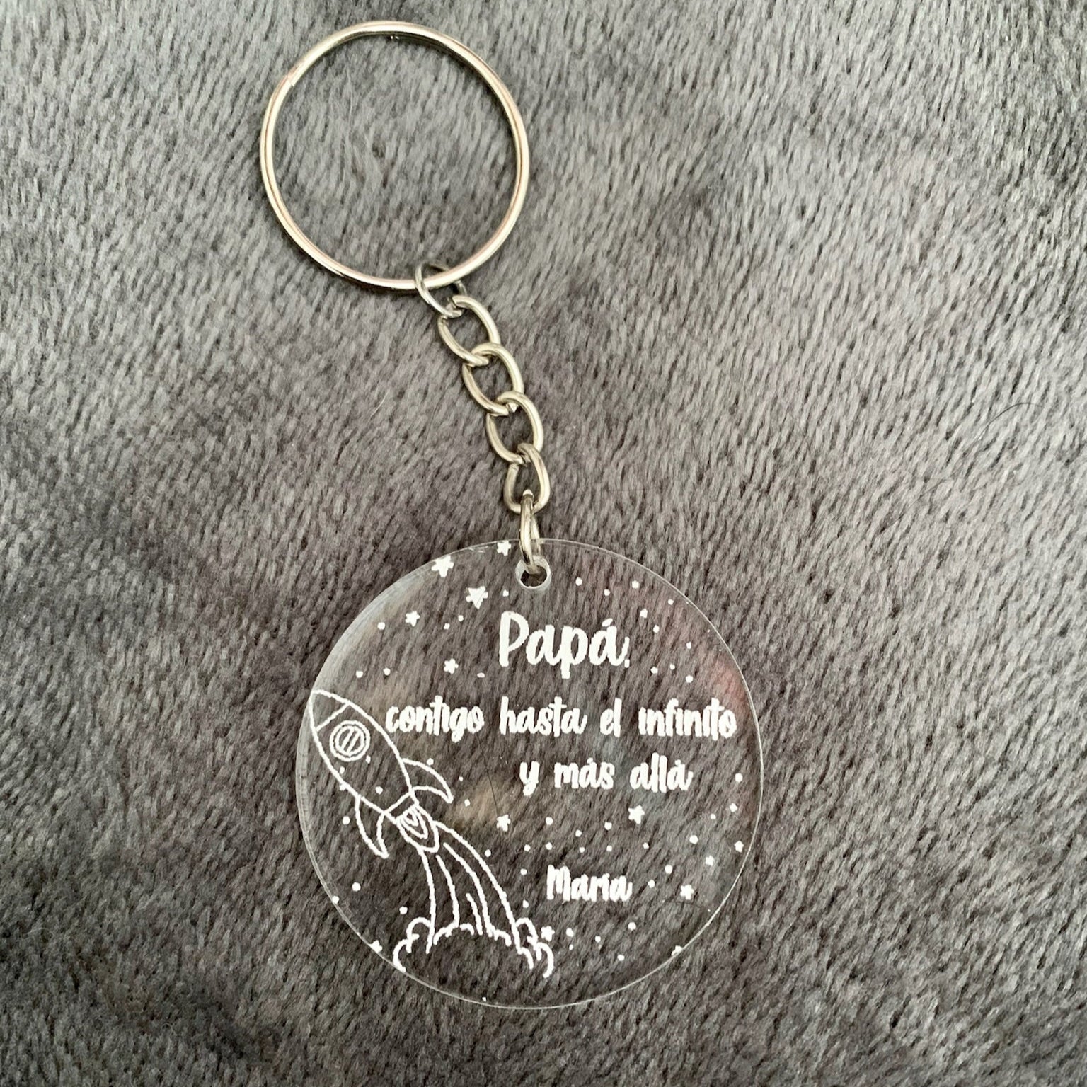 Llavero Personalizado en Metacrilato para Papá