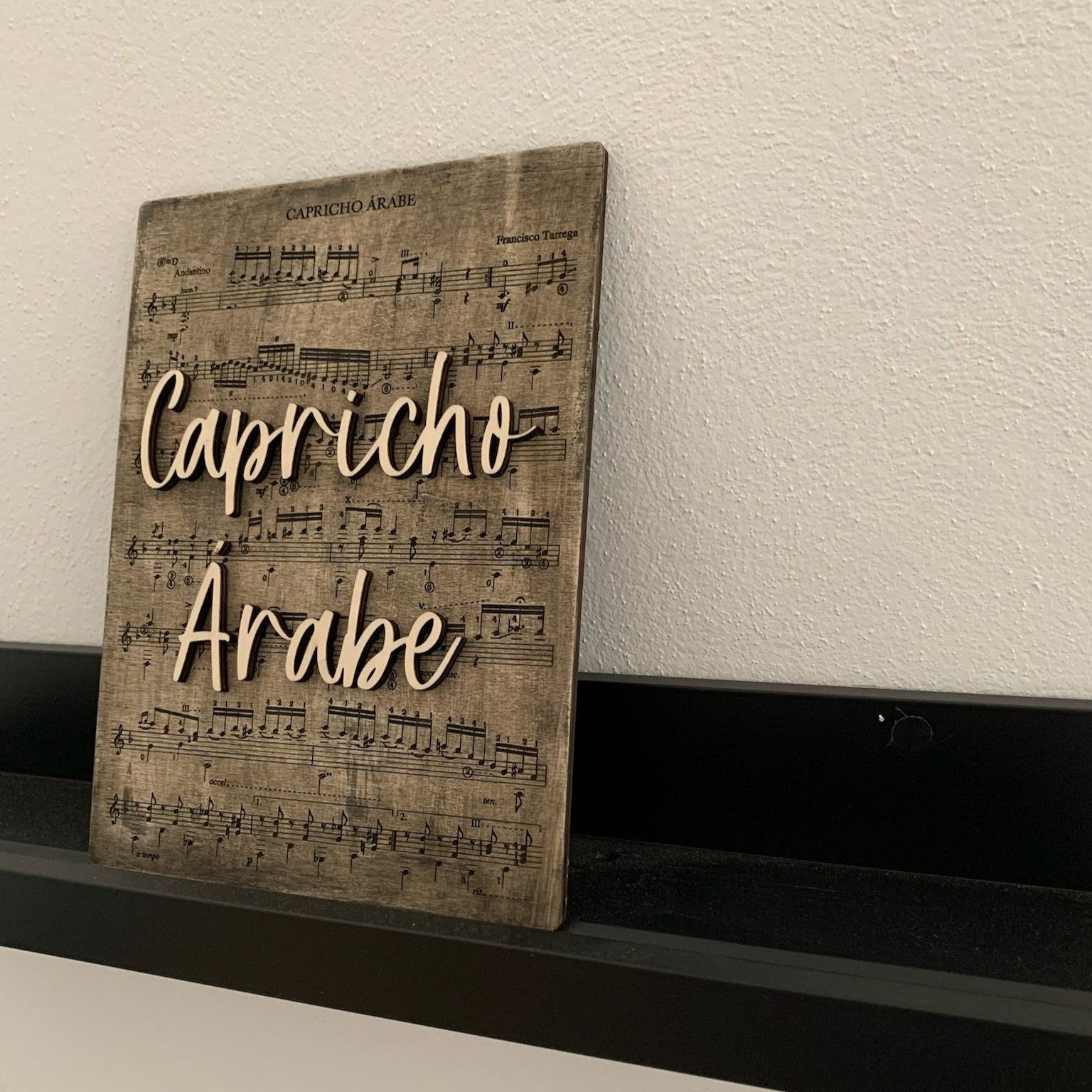 Partitura de Madera Personalizada