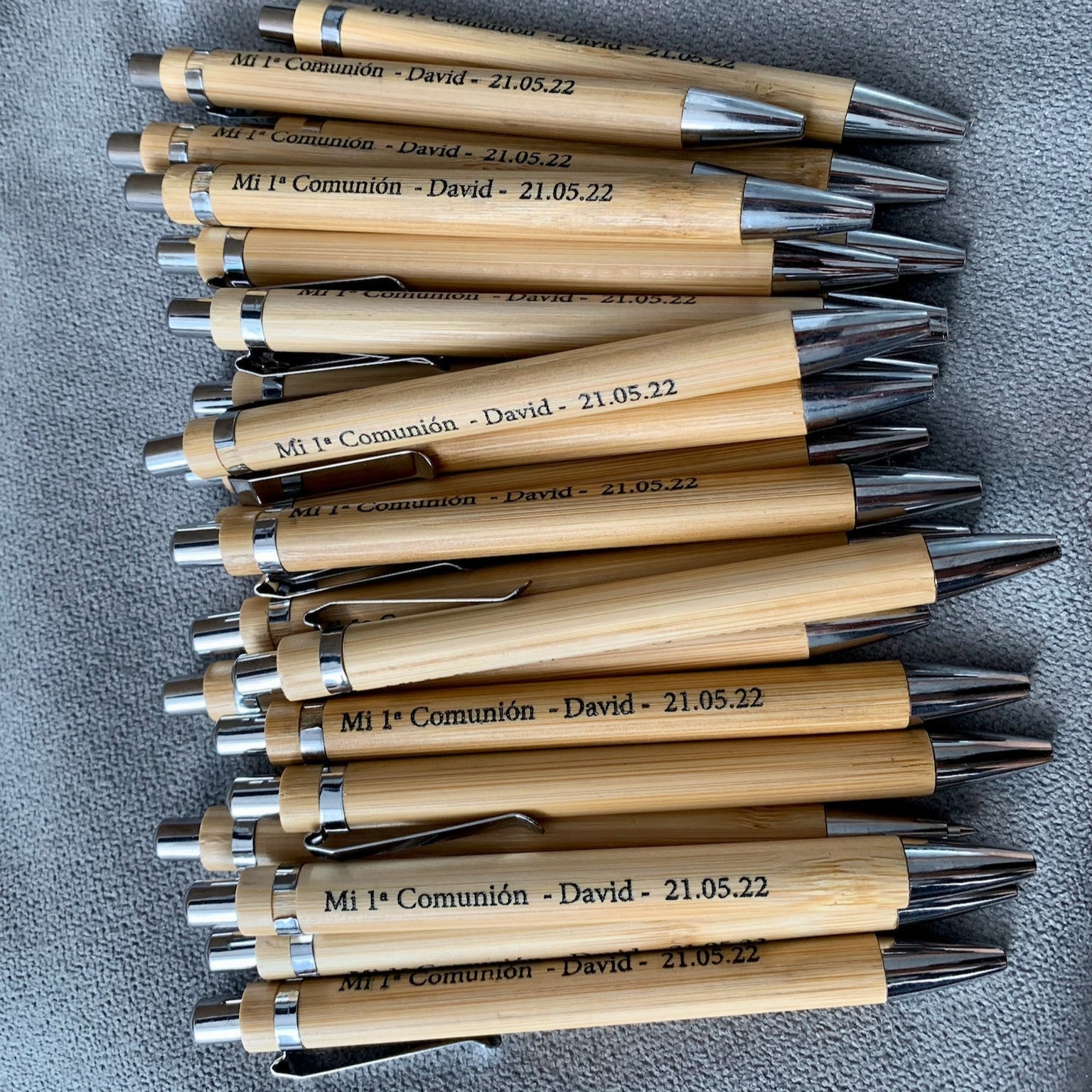 Bolígrafo Elegante de Bambú Personalizado