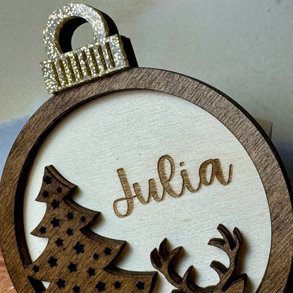 BOLA DE NAVIDAD CIERVO